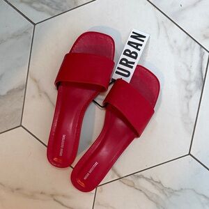 Urban Outfitters Bold Red Sandals
